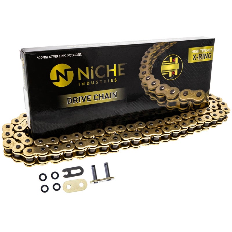 NICHE Gold 525 X-Ring Chain 108 Links with Connecting Master Link - Image 5